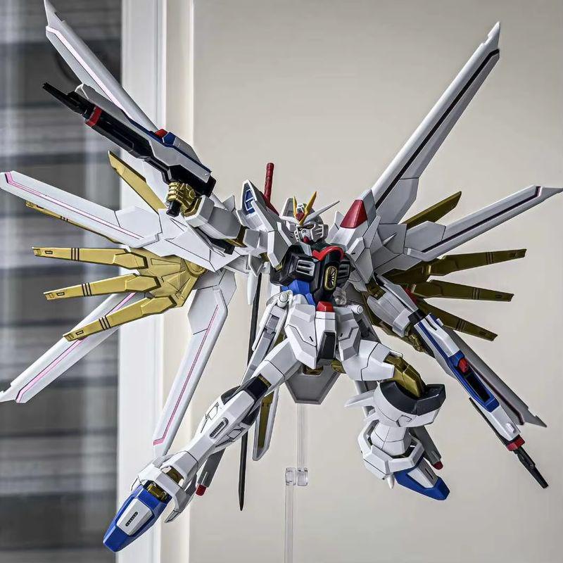 Hot High Quality Strike Freedom Soar High Gloss Spraying Hg 1/144 Assembly Model Kit Action Figures Kid Toy Desktop Ornament Toy