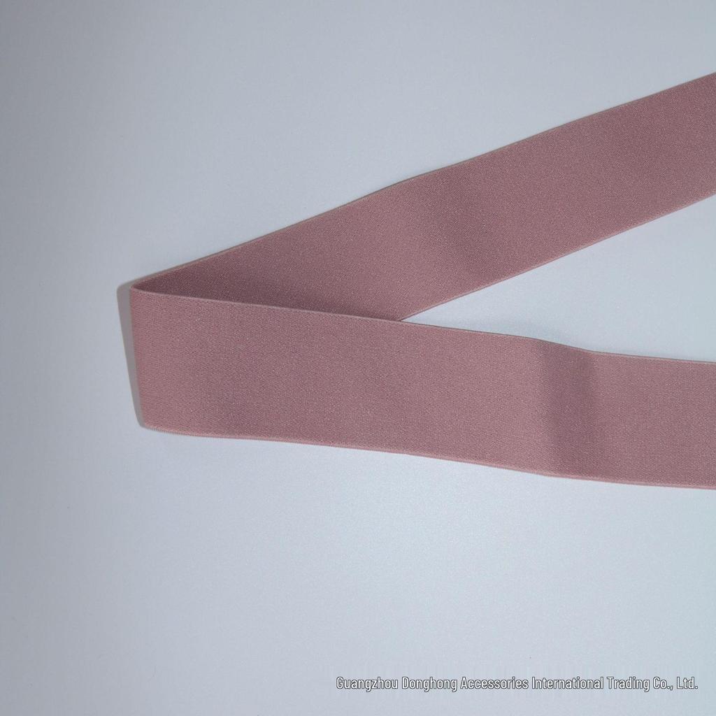 High-Elastic Polyester Imitation Nylon Band for Waistbands and Skirts