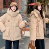 Пуховик женский зимний 2025 новый корейский хлопковый жакет короткий жакет-пуховик свободный и утолщенный большого размера стеганый жакет