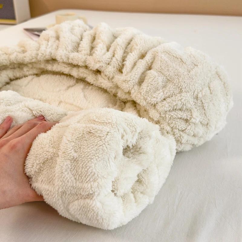 2025 Plush Bed Sheet Bed Linen Sheet Velvet Bedsheet 3D Letter Love Mattress Cover Adjustable Elastic Fitted Sheet