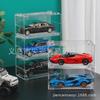 1:24 Scale Transparent Dustproof Car Model Display Box for Children's Toy Storage, Stackable Showcase Cabinet