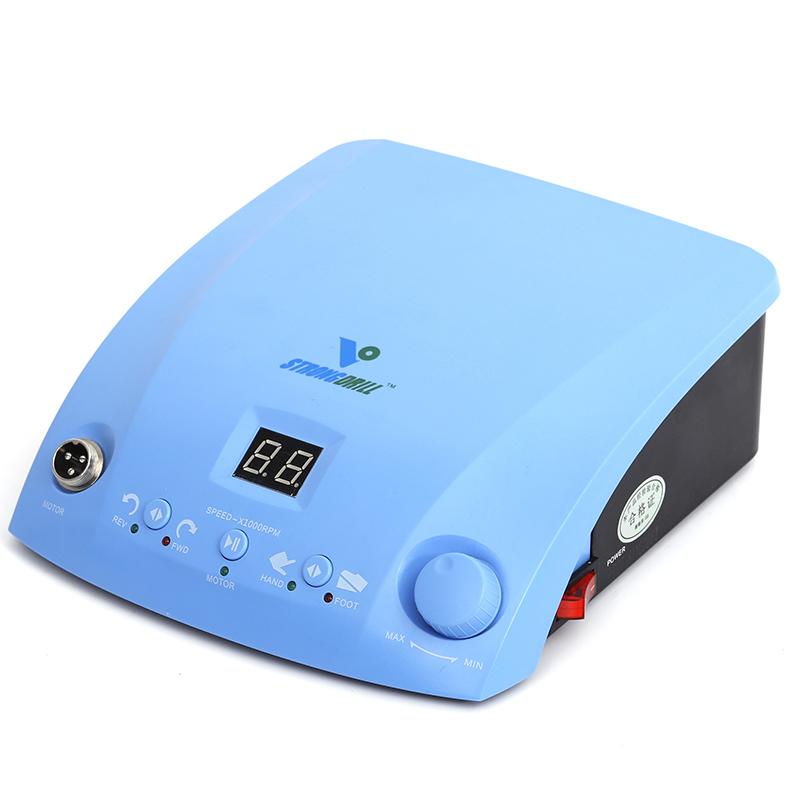 Портативный бесщеточный микромотор для ювелирных изделий мощностью 180 Вт, 50 000 об/мин, микромот для стоматологической лаборатории STRONG DRILL или QZ60 с бесщеточным наконечником Q9