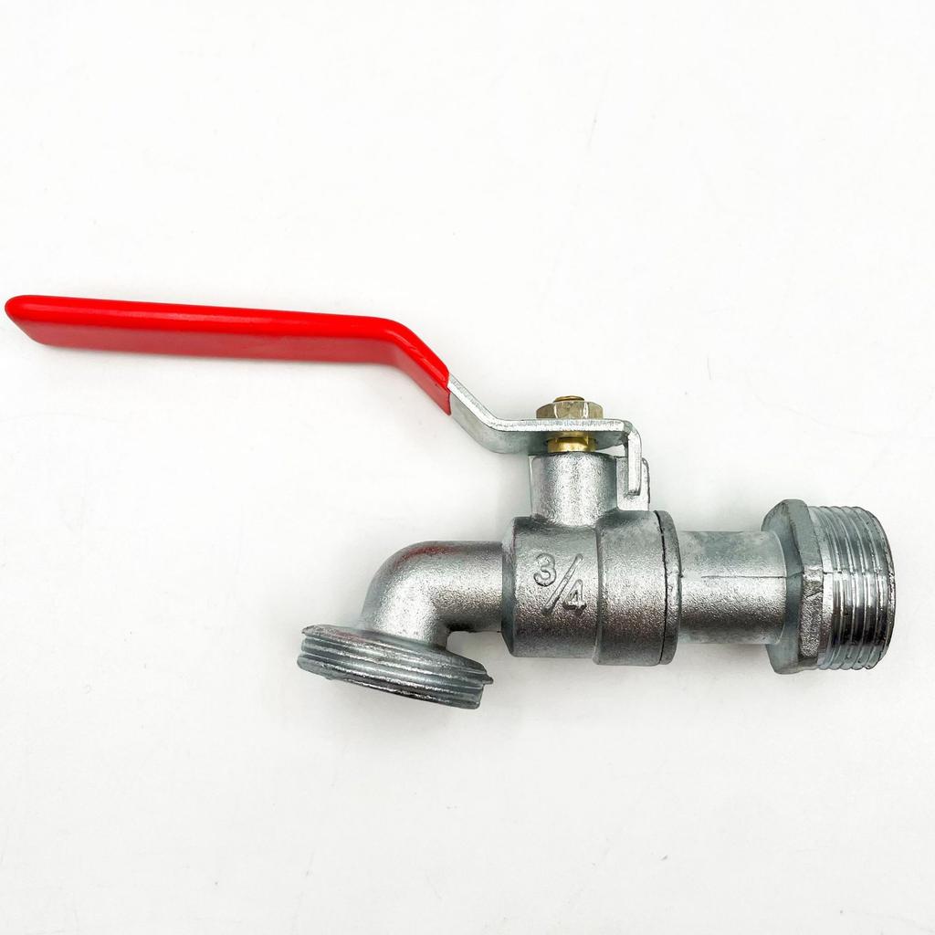 1/2inch 3/4inch Garden Irrigation Faucet Brass IBC Tank Water Tap Single Outlet Valve Replacement Antifreeze Accessories Red