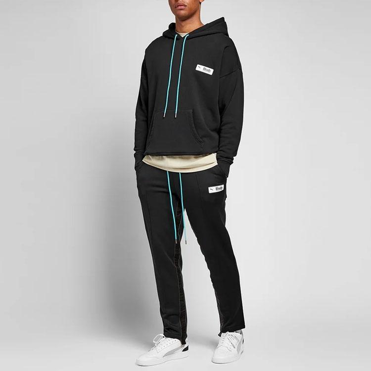 Puma X RHUDE Серия Кроссовер Вязаный Шнурок Черный Мужской 595346-01