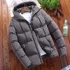 Male Winter Warm Down Coat Hooded Short Style High Quality Zipper Jacket Solid Color Fashion Casual Outdoor Clothes