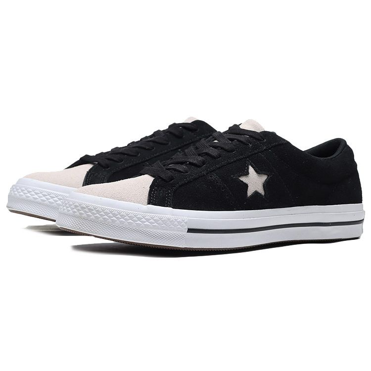 Converse Кеды One Star Fashion Casual Low Top Canvas Shoes Унисекс Черно-белые 161551C