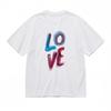 Men's Trend Breathable Classic T-Shirt Gradient Love Handmade Design Tee