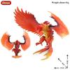 Oenux Original Savage Dinosaurs Myth Dragon Animals Model Fire Bull Octopus Monster Crab Action Figures Kids Collection Toy Gift