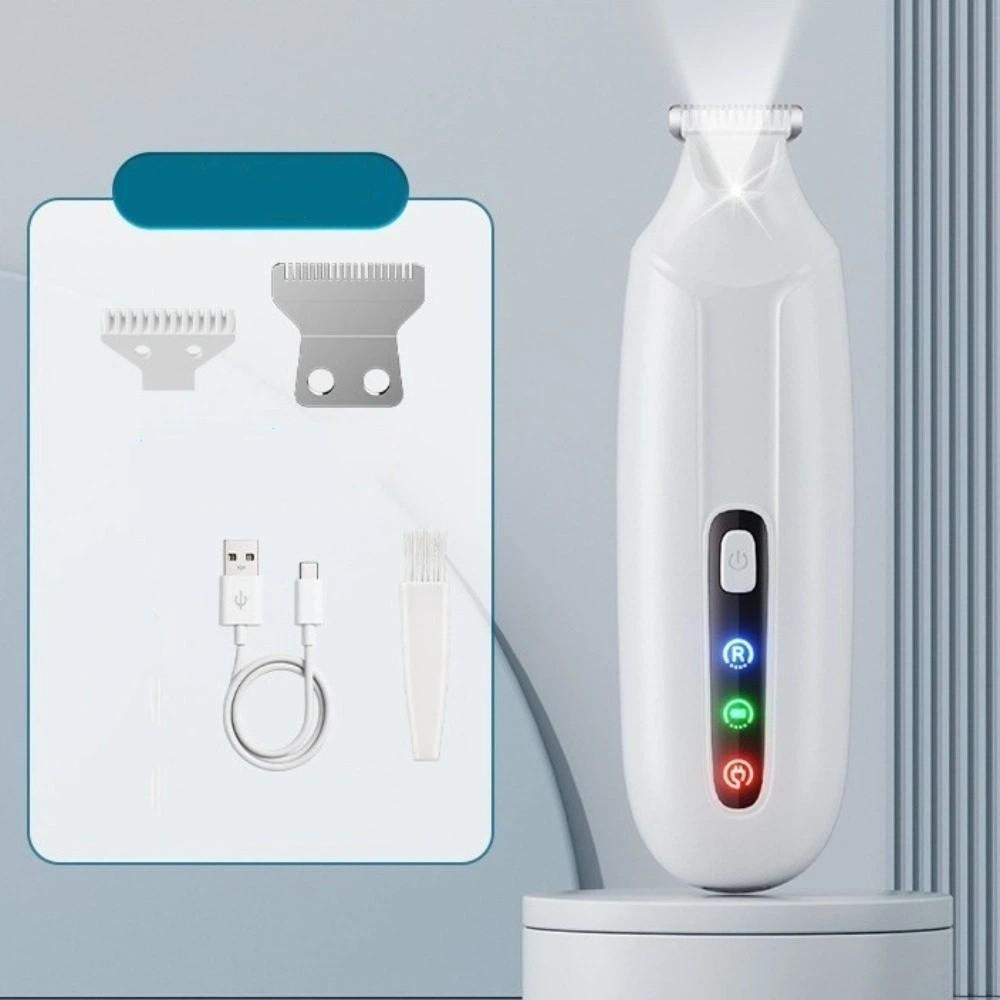 Rechargeable Dog Paw Trimmer LCD Display Electric Dog Clippers Cordless Cat Shaver  Paw Trimming