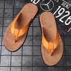 Fashion Simple Casual Flip Flops for Men Comfy Beach Sandals Summer Non-Slip Flats Indoor Outdoor Male Slippers Quick Dry Men's Slides