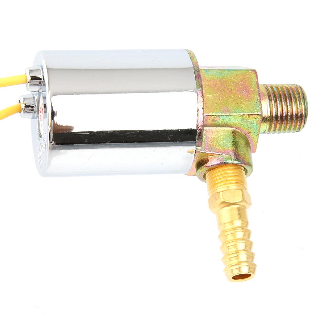 Electric Air Solenoid Valve All Metal 12V 24V 1/4 Inch Fitting for Heavy Duty Vehicle Air Systems