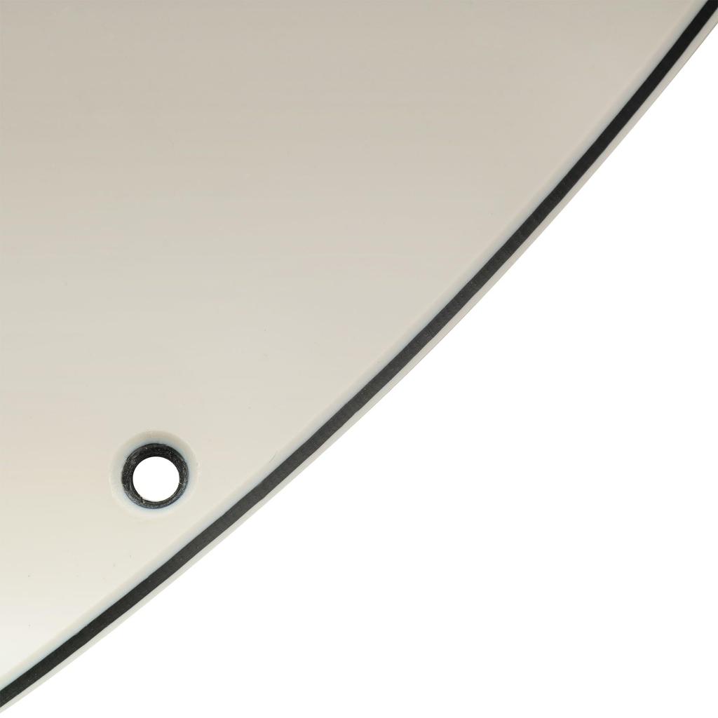 Musiclily Pro 13-Hole PB Bass Pickguard for Squier Sonic Precision Bass, 3-Piece, Aged White