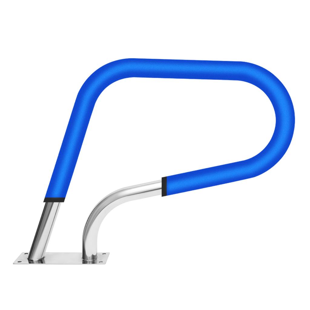 Pool Rail Pool Railing 304 Stainless Steel 264LBS Load Capacity Silver Rustproof Pool Handrail Humanized Swimming Pool Handrail