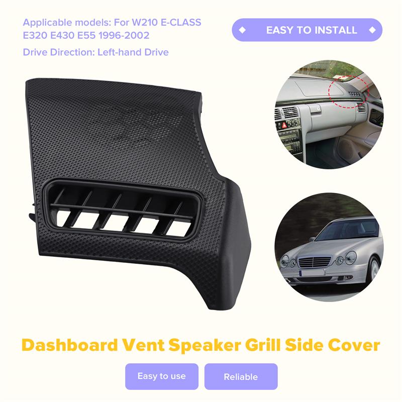 Right Side A2106800639 Air-Vent Speaker Grill Cover For Car Dashboard For Mercedes Benz E-Class W210 1996-2002