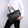 Men's Bag Genuine Leather Men's Horizontal Computer Topper Cowhide Business Briefcase