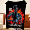 Плед Movie T-The T-Terminator Throw Фланелевый Плед, Легкий Уютный, Прочный Стирающийся милый Классный