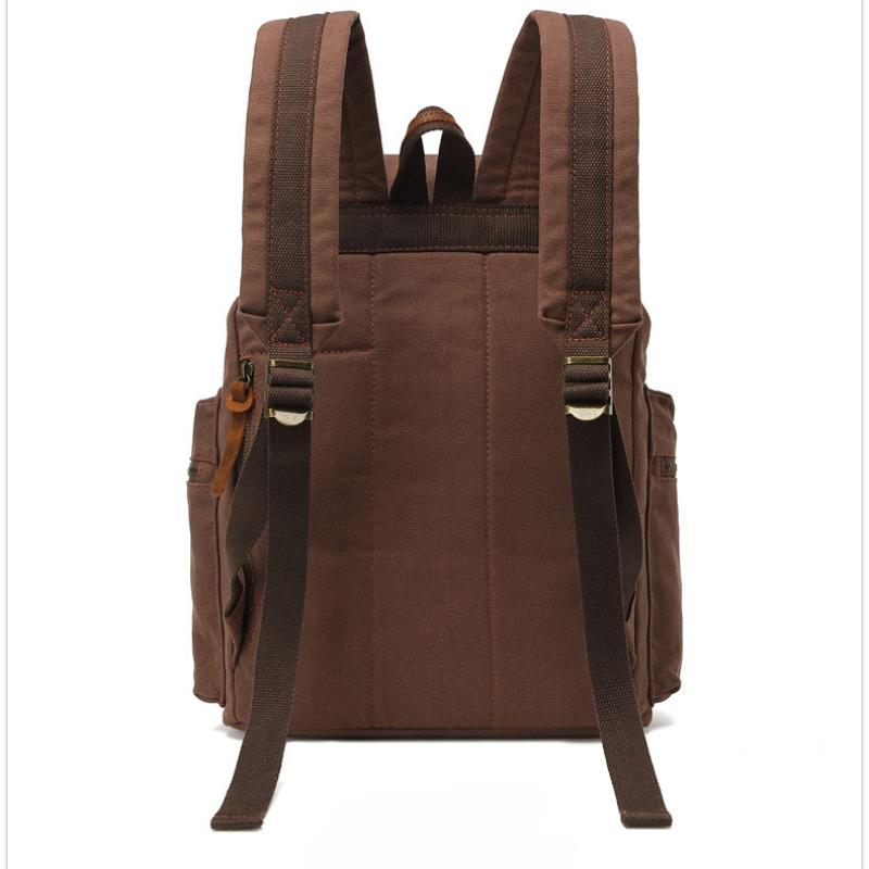 Мужской рюкзак в европейском и американском стиле в стиле ретро, ​​новая холщовая сумка на плечо, уличная дорожная сумка для компьютера, школьные ранцы для мальчиков, подарок на День отца