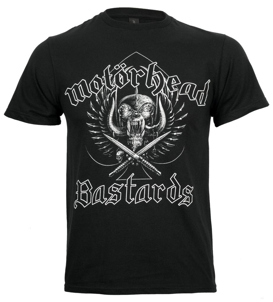 Motorhead T Shirt Bastards Ace Of Spades Lemmy New Black S M L XL XXL