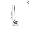 Stew Dipper Long Handle Cooking Tools Soup Stainless Steel Duck Mouth Shaped Spoon Kitchen Ladle Tableware Scoop Restaurant