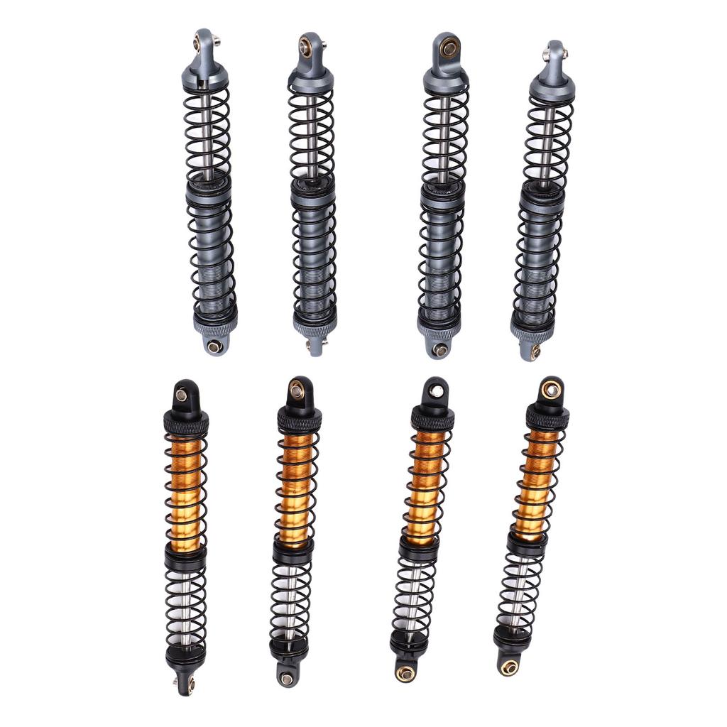 4pcs 110mm RC Shock Absorber Damper Dual Stage Spring Shocks for 1/10 RC Crawler Car Upgrade Parts