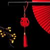 Red New Year Pendant New Year Tassel Chinese Knot Mini Festive Arrangement Props Lantern Festival