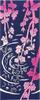 Kenema Tenugui Hand Weeping Mirror Cherry Blossom 34 X 90cm Miyamoto-Towel Japanese-made Chū-dyed Towel, Design,