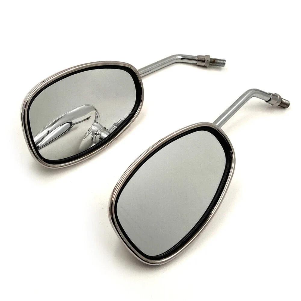 Motorcycle Racing Mirrors 10mm for YAMAHA XVS400 XVS1100 XVS1300 XV1900 XV1700 XV1600 V Star 1100 XVS1100