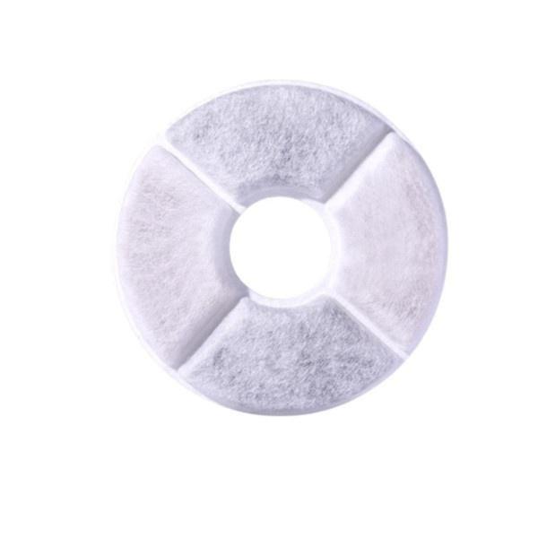10 шт., круглый фильтрующий элемент для диспенсера для воды для домашних животных, фильтрующий элемент для диспенсера для воды для кошек, кусок хлопка