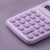 Симпатичный цвет, простой мини-калькулятор Palm, портативный 8-значный студенческий математический калькулятор, офисные принадлежности, источник питания на солнечной батарее/аккумуляторе
