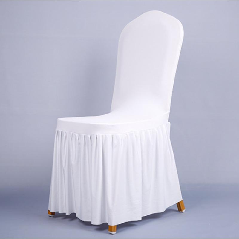 Hotel Wind Table and Chair Banquet Chair Cover Thickened Elastic Conference Hotel Wedding Special Oxford Skirt Hem Chair