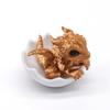 3D Mini Newborn Dragon In Egg Art Dragon Statue Little Miniature Of Dragon Hatching Dragon Newborn Dragon In Egg Desktop