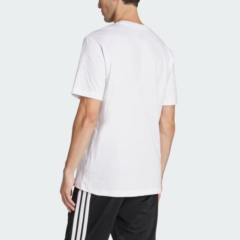 adidas Спортивная одежда Лаундж Натюрморт Лимоны Графический Удобная футболка с коротким рукавом Мужские топы Белый JJ3959