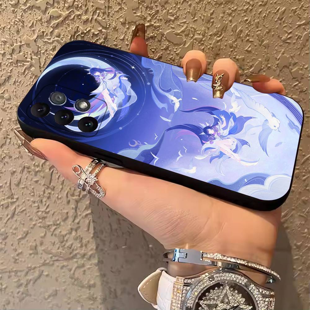 G-Genshin Impact C-Колумбина Чехол для телефона для Samsung Galaxy A13,21s,22,31,32,52,53,71,80,A91 Мягкий Черный Корпус
