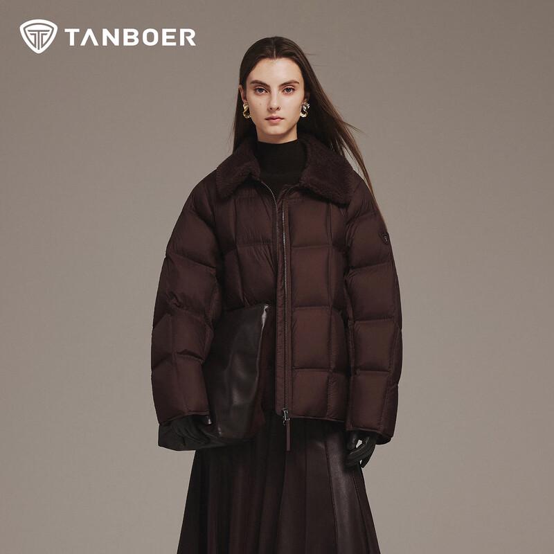 Tanboer Женская короткая пуховая куртка TB5530378Z со стойкой