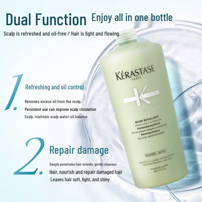 Kerastase Dual Function Shampoo & Resistance Conditioner Bundle