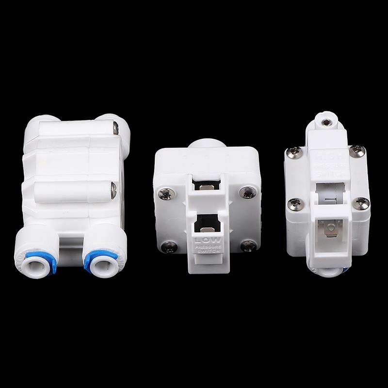 RO Water Tank High / Low Pressure Switch Normally Closed / Open 1/4" OD Hose Connection For Reverse Osmosis System Pump Motor 6