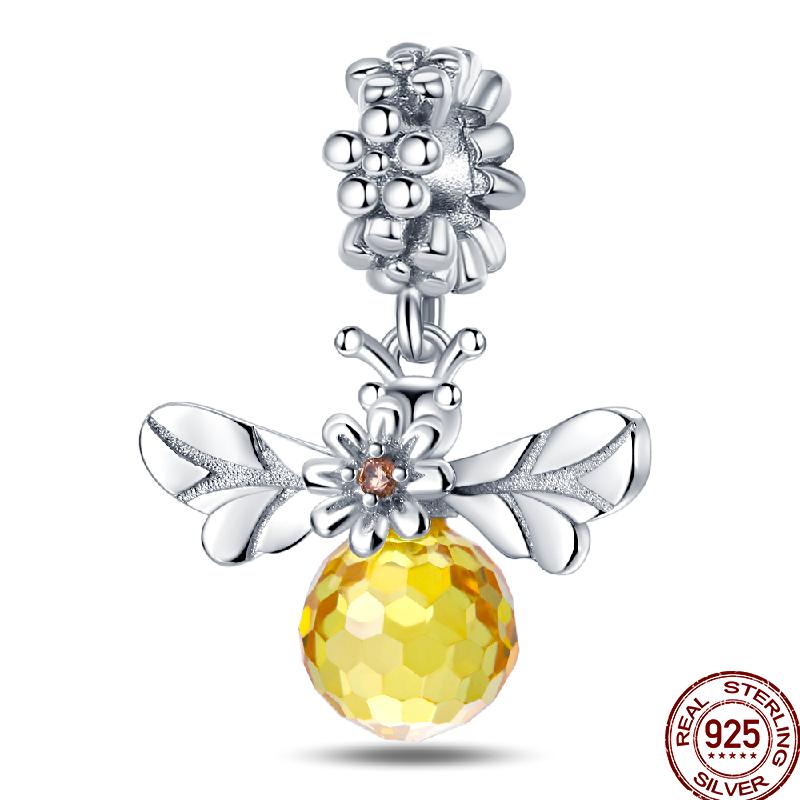 Медные пружинные бусины-подвески серии «Насекомые-бабочки», подарок, подходят для оригинального браслета 3 мм, сделай сам, на день рождения