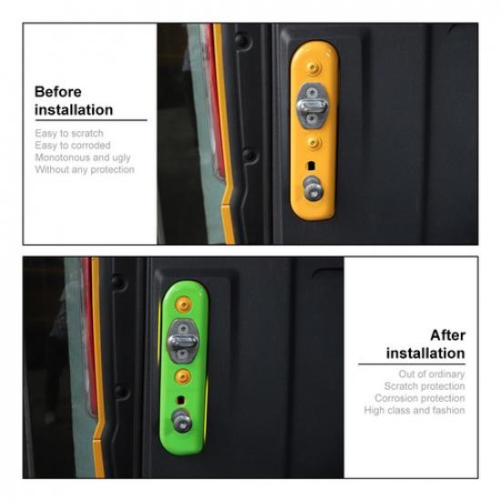 Tailgate Trunk Door Lock Panel  Decor Cover Trim For Ford Bronco 21+ Light Green