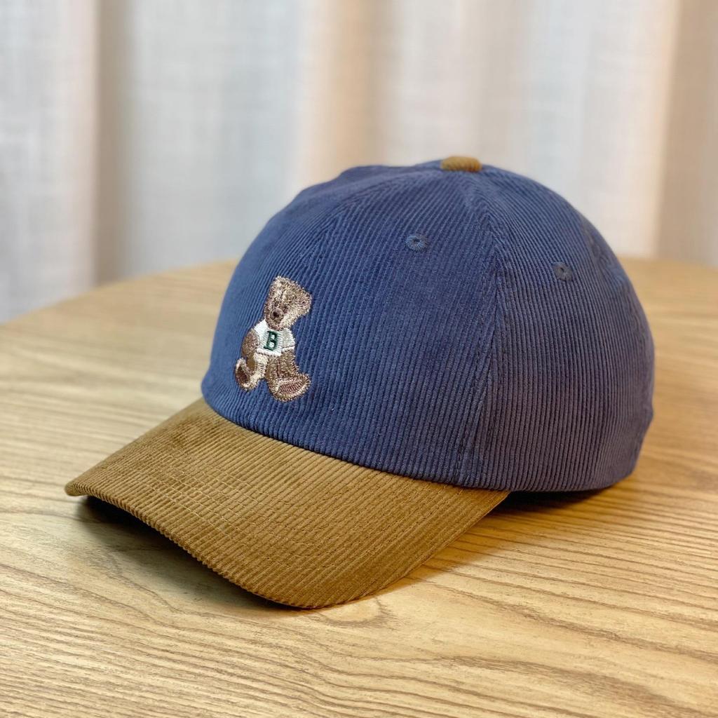 Модная бейсболка вельвета 2024 года с изображением маленького коричневого медведя для женщин и мужчин, идеально подходит для весны и осени