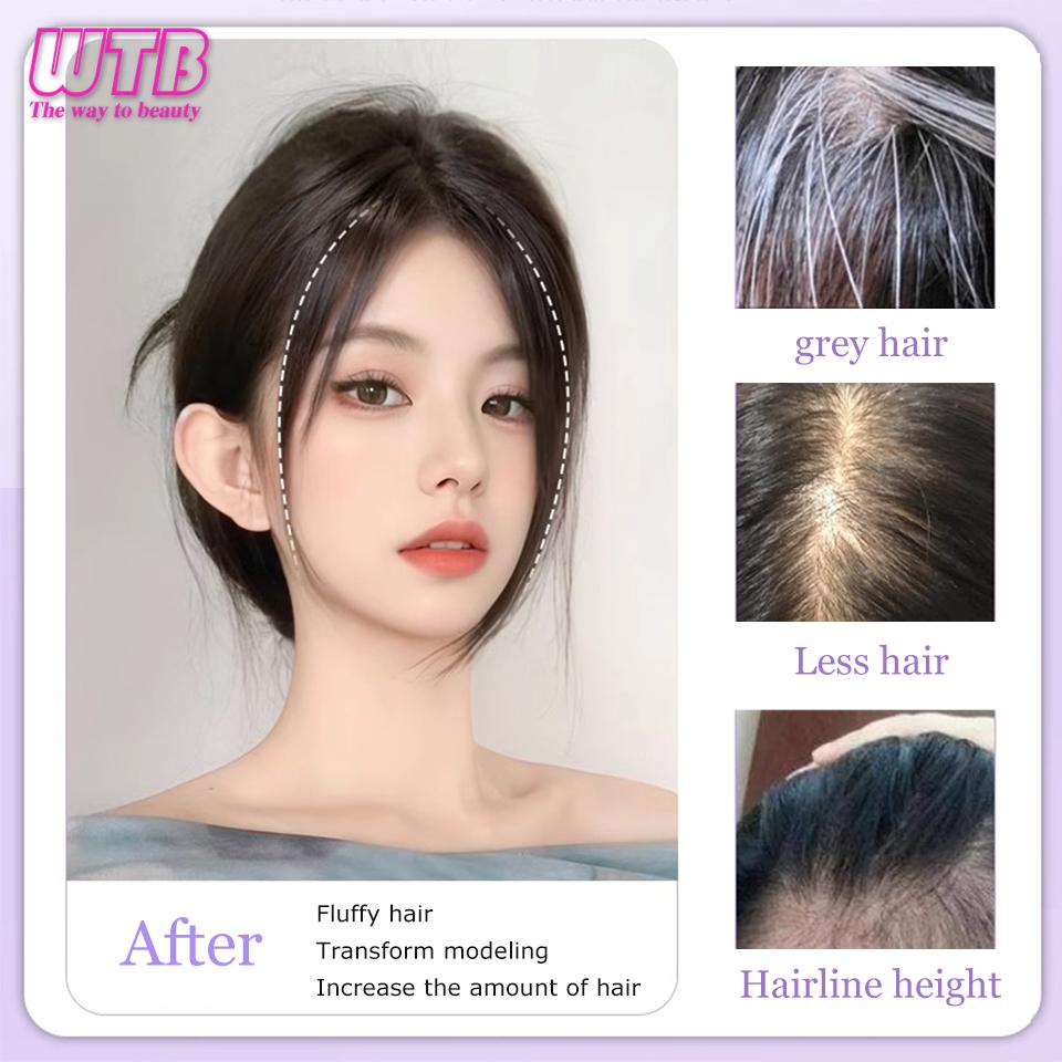 WTB синтетические накладные челки, наращивание челки на застежке, натуральные аккуратные накладные бахромы, топпер, шиньон, невидимые заколки, шиньоны