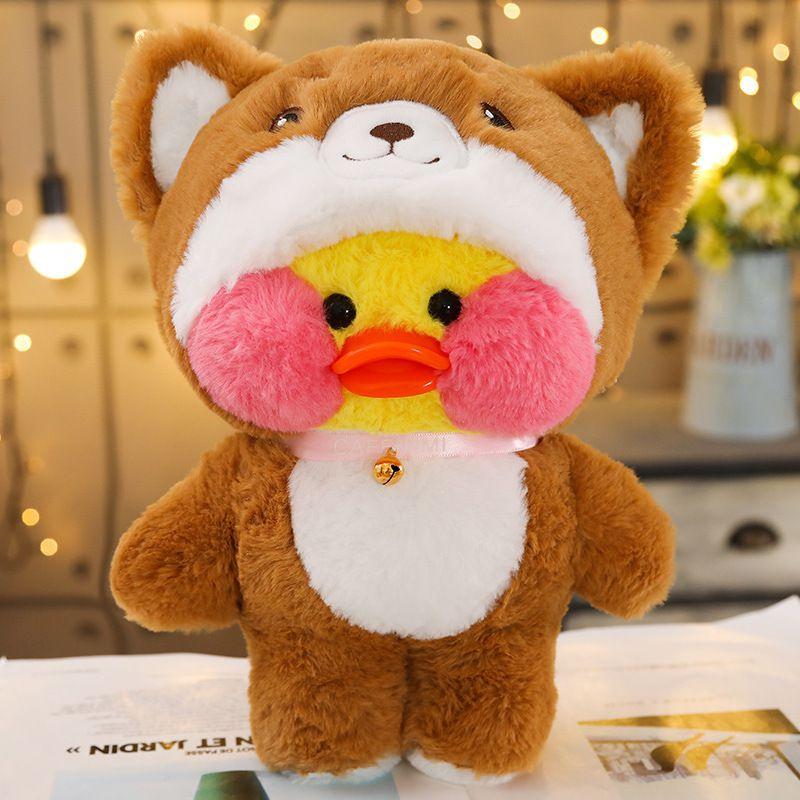 Милая плюшевая игрушка Lalafanfan Cafe Duck Unicorn Totoro Panda, мягкая и очаровательная, подарок