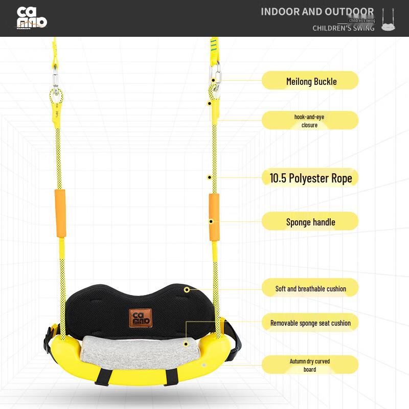 Kanle Kids Indoor Outdoor Hanging Swing Chair