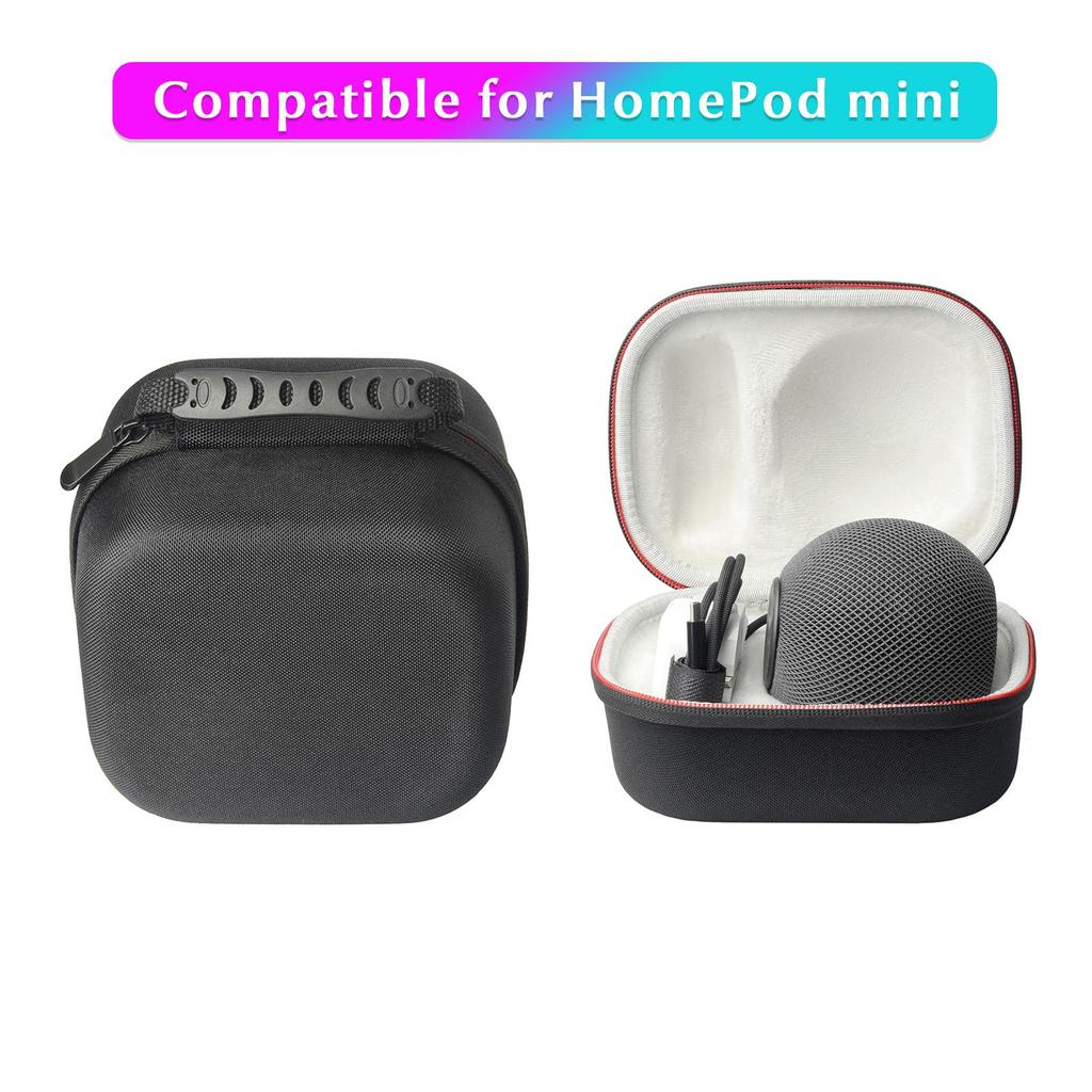 Carrying Case Compatible for HomePod Mini Smart Speaker Travel Hard Carrying Case Shockproof