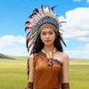 Native American Indian Headdress Decorative Costume Accessories for Show Cosplay