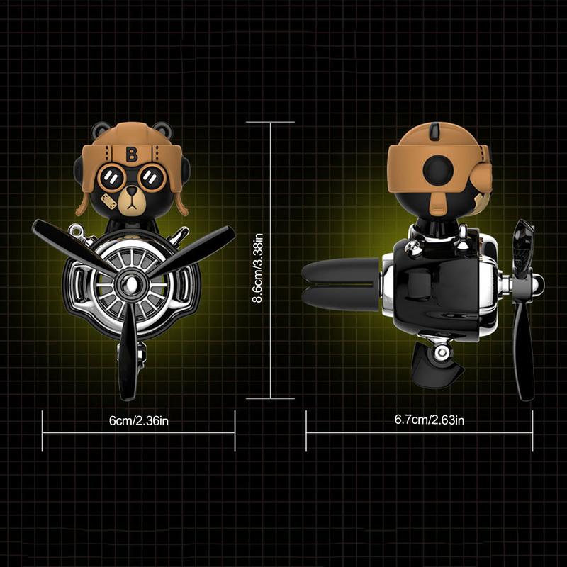 Аромат Без запаха Орнамент Авто Вентиляция Ароматерапия Диффузор Дизайн Медведя Малый Самолет Автомобиль Ароматизатор Внедорожник