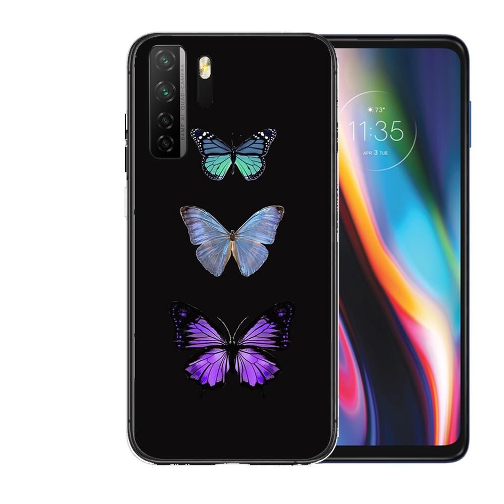 Beautiful Butterfly Pattern Black Soft Cover The Pooh For Huawei Nova 8 7 6 SE 5T 7i 5i 5Z 5 4 4E 3 3i 3E 2i Pro Phone Case Case