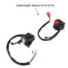 Turn Signal Start Switch 2x 7/8'' Motorcycle Handlebar Horn Turn Signal Light Control Switch Handlebar Controller Switch