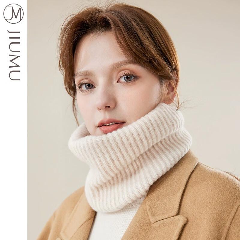 JIUMU Шарф-снуд из чистой шерсти