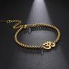 Cazador Stainless Steel Buddhism Hindu Yoga Om Hand Bracelets for Women Mother's DayBirthday Gifts Meditation Jewelry 2026