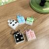 Compact Size Stress Relief Keychain Clickable Buttons Interactive Keyboard Toy  Students